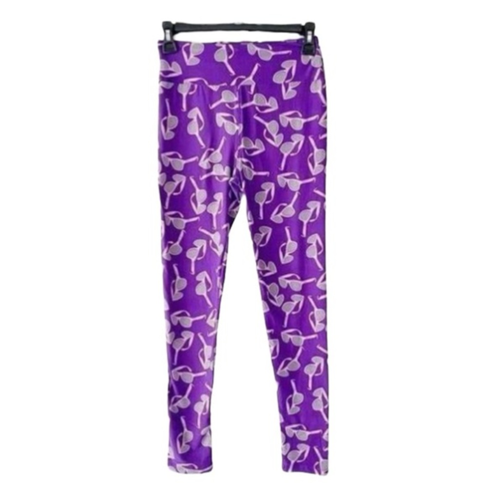 NWOT Lularoe Sunglasses Purple Cool Summer Fun Buttery Soft Leggings One Size OS